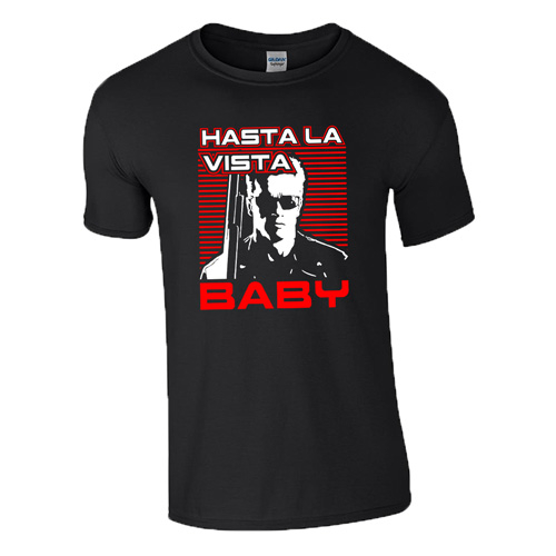 Hasta La Vista Baby póló (Fekete)
