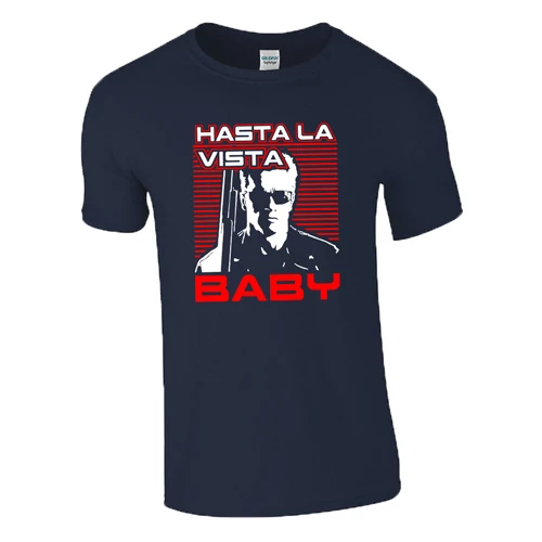 Hasta La Vista Baby póló (Sötétkék)