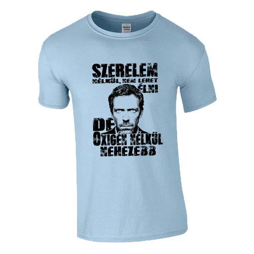 Szerelem nélkül póló (Világoskék)