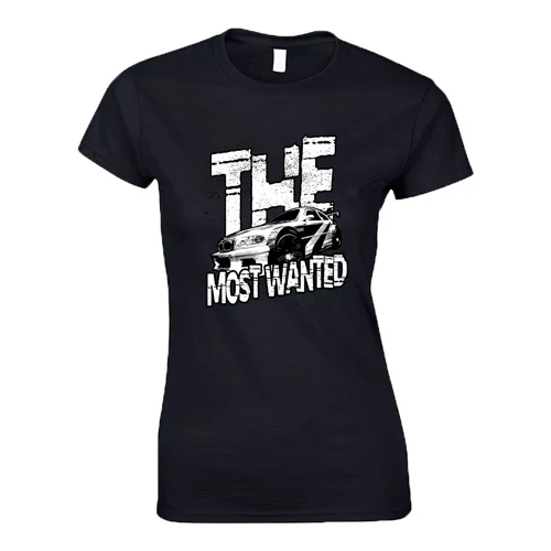 The Most Wanted női póló (Fekete)