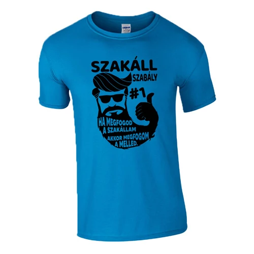 Szakáll szabály #1 póló (Türkiz)