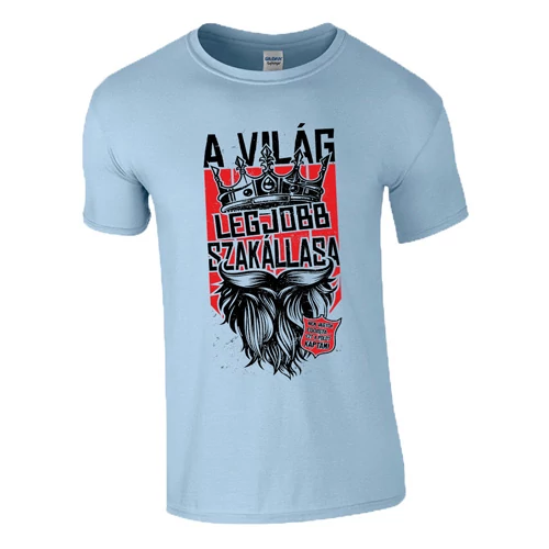 A világ legjobb szakállasa póló (Világoskék)