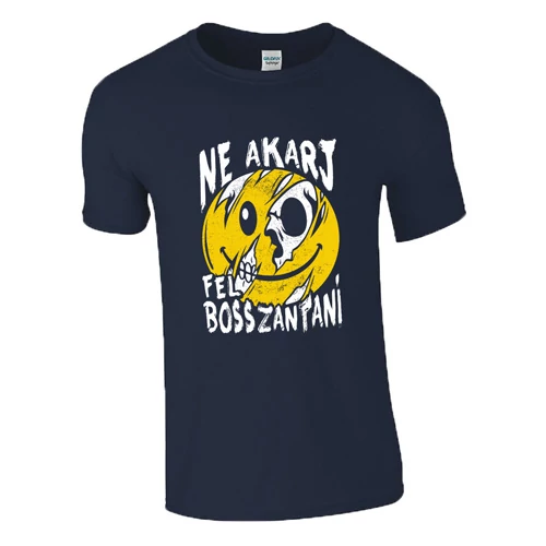 Ne akarj felbosszantani póló (Sötétkék)