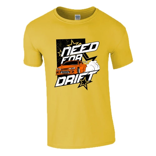 Need For Drift póló (Citrom)