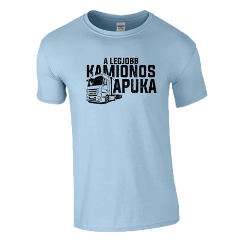 A legjobb kamionos apuka póló (Világoskék)