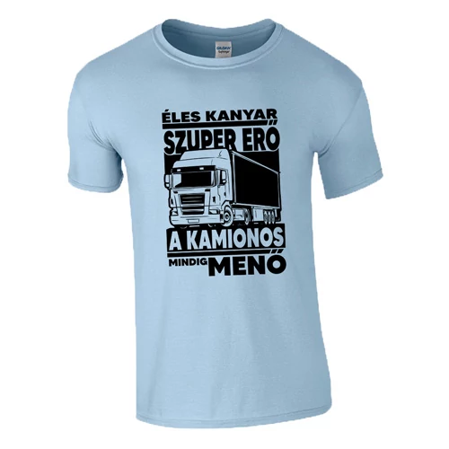 A legjobb kamionos apuka póló (Világoskék)