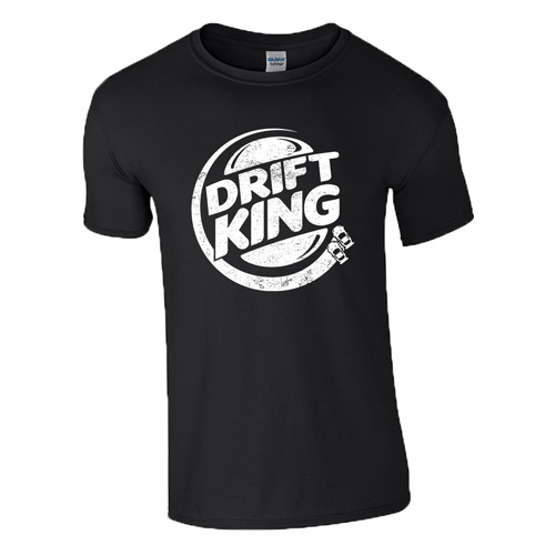 Drift king póló (Fekete)
