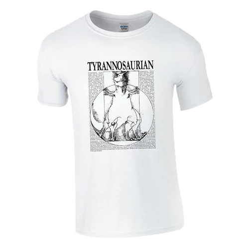 Tyrannosaurian póló (Fehér)