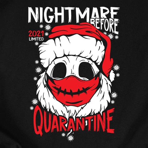 Nightmare before quarantine női póló (B_Grafit)