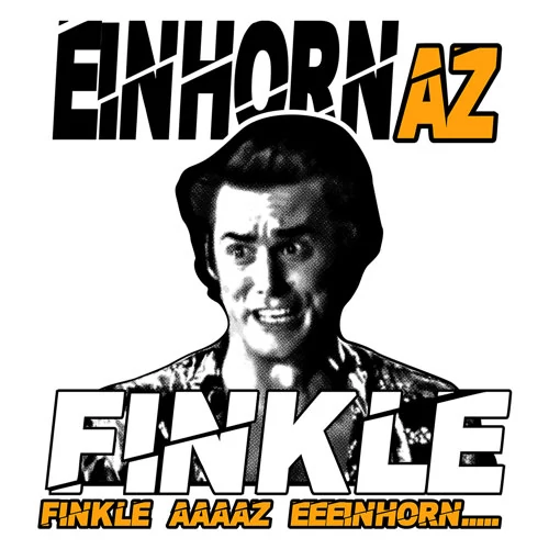 Einhorn az Finkle női póló (B_Fehér)