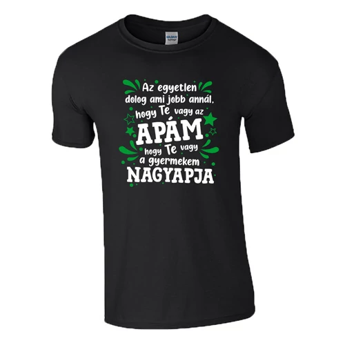Az egyetlen dolog póló (Fekete)
