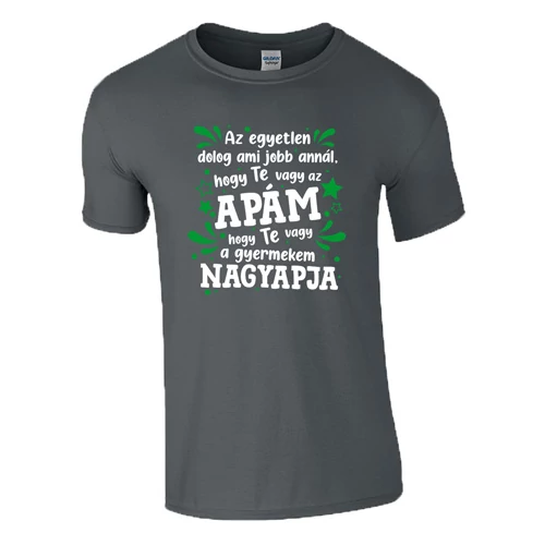 Az egyetlen dolog póló (Grafit)