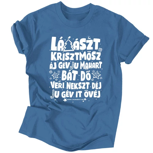 Láászt kriszmösz férfi póló