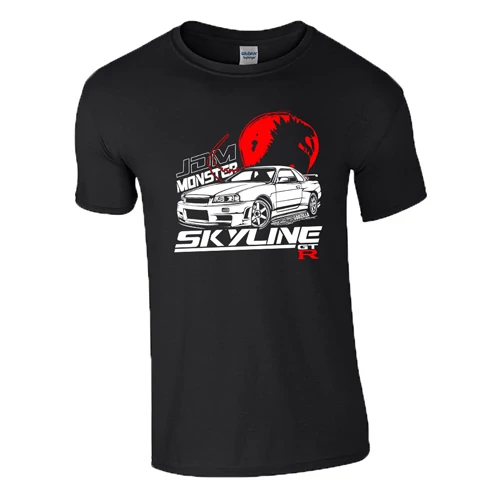 JDM Monster (Skyline) póló (Fekete)