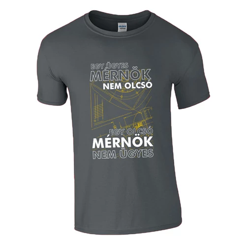 Ügyes mérnök póló (Grafit)