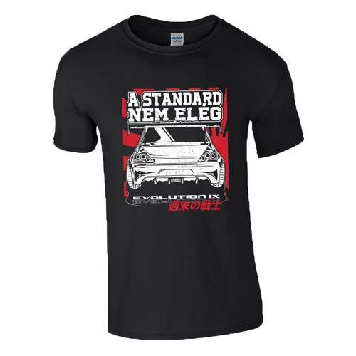 A standard nem elég - EVO IX póló (Fekete)