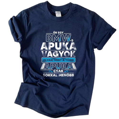 BMW-s apuka póló (Sötétkék)