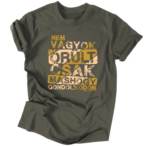Nem vagyok őrült férfi póló (Grafit)