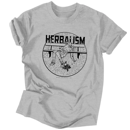 Herbalism férfi póló (Szürke)
