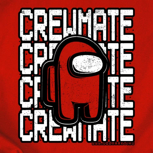Crewmate gyerek póló (B_Piros)