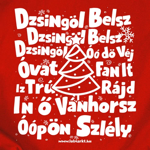Dzsingöl Belsz férfi póló (B_Piros)