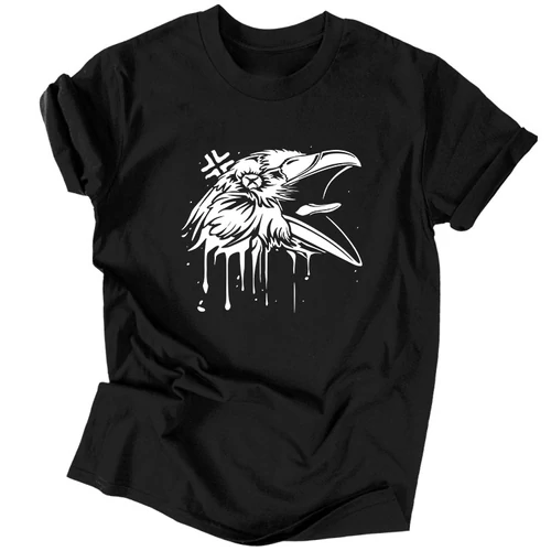 The Raven Croaks férfi póló (Fekete)