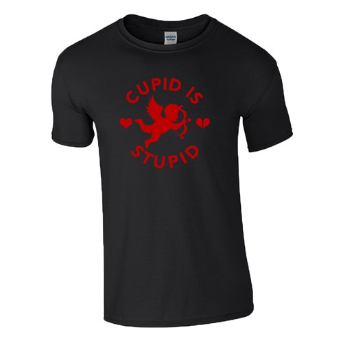 Cupid Is Stupid póló (Fekete)