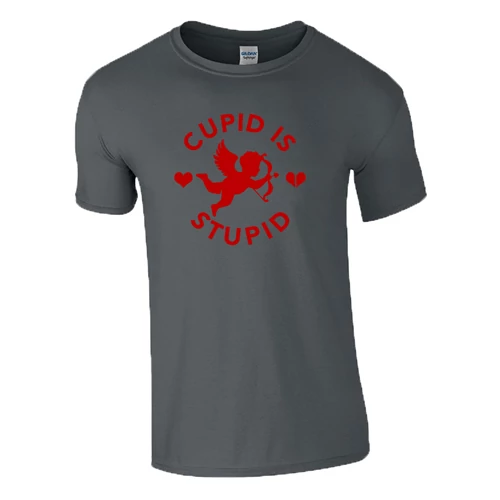 Cupid Is Stupid póló (Grafit)