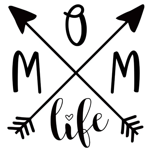 MOM life női póló (B_Fehér)