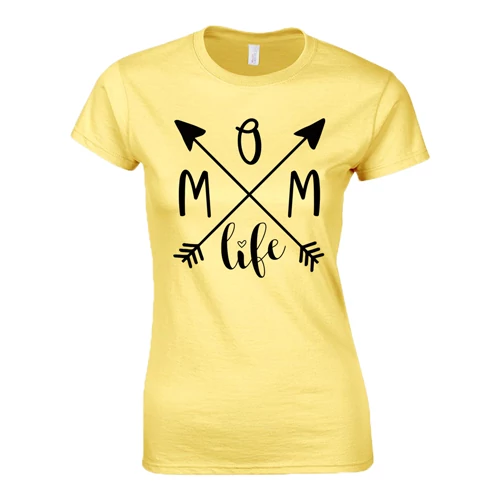 MOM life női póló (Citrom)