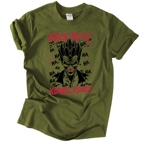 Magyaros Joker férfi póló (Military)