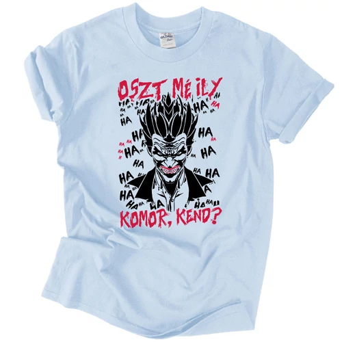 Magyaros Joker férfi póló (Világoskék)