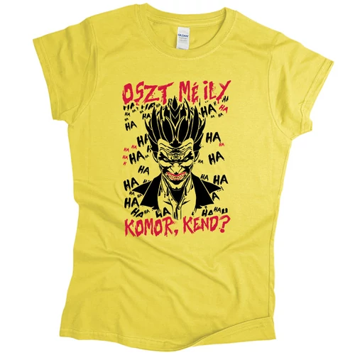 Magyaros Joker női póló (Citrom)