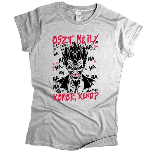 Magyaros Joker női póló (Szürke)