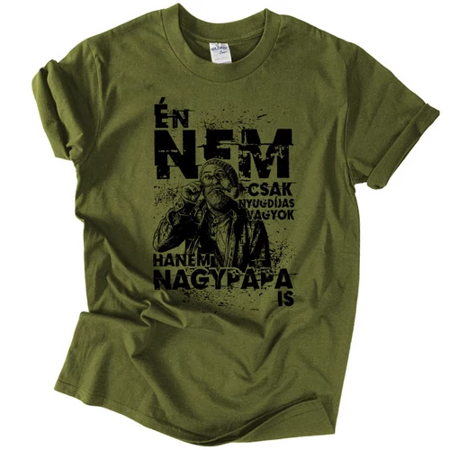 Menő nagypapa férfi póló (Military)