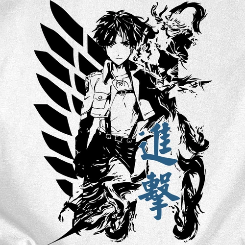 Wings of freedom női póló (Attack on titan) (B_Fehér)