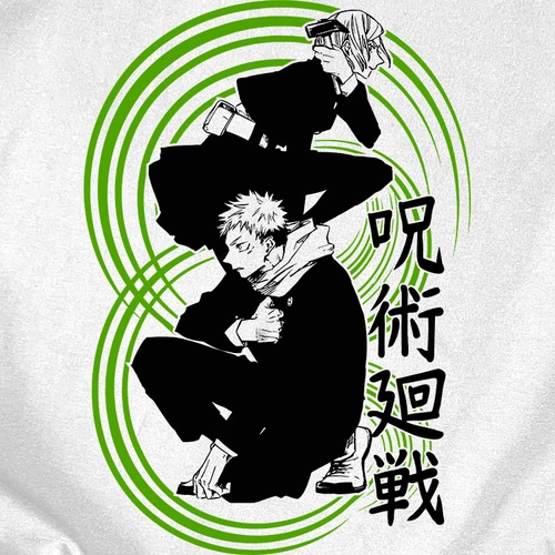 Nobara&Yuji női póló (Jujutsu Kaisen) (B_Fehér)