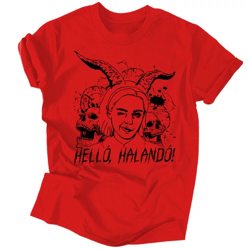 halandó! férfi póló (B_Fehér)