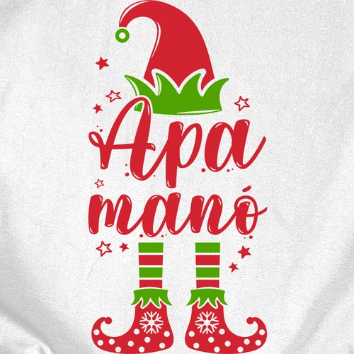 Apa manó férfi póló (B_Fehér)