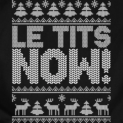Le tits now férfi póló (B_Fekete)