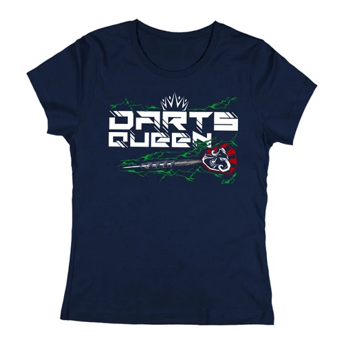 Darts Queen női póló (Sötétkék)