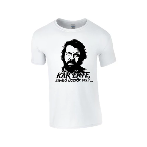 Kár érte Bud póló (Fehér)