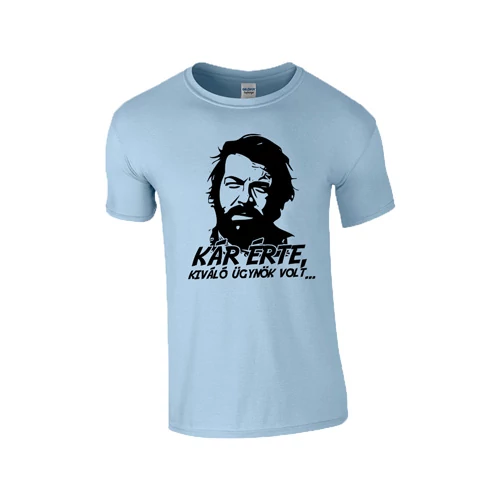Kár érte Bud póló (Világoskék)