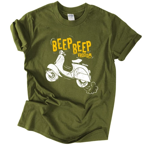 Beep beep vespa póló (Military)