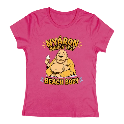 Beach body női póló (Rózsaszín)