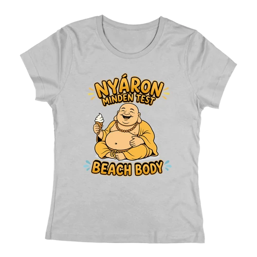 Beach body női póló (Szürke)