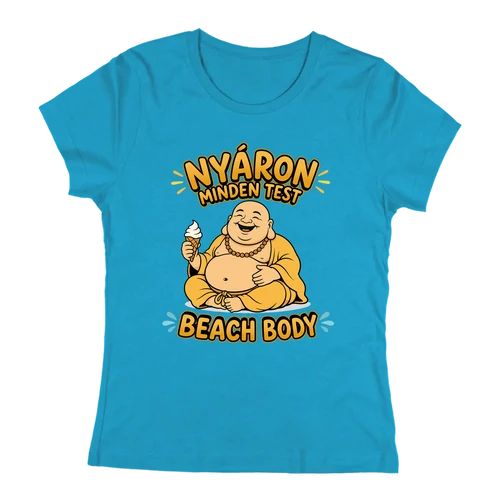Beach body női póló (Türkiz)