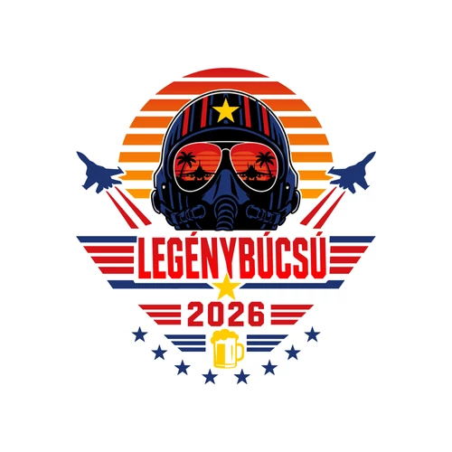 Top legénybúcsú férfi póló