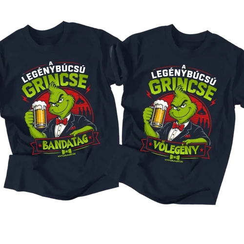 Legénybúcsú grincse legénybúcsús szett (Sötétkék)