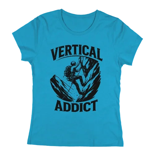 Vertical Addict póló (Türkiz)